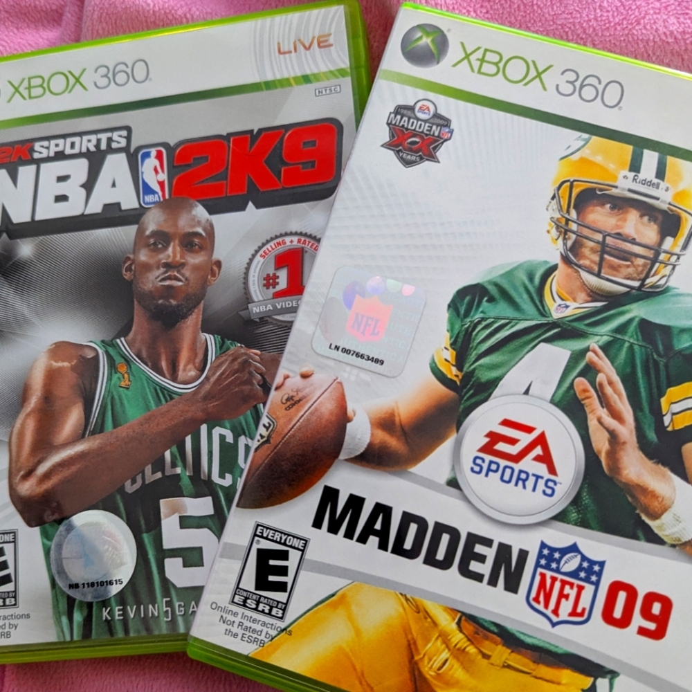 LOT OF 2 Sports GAMES Xbox 360